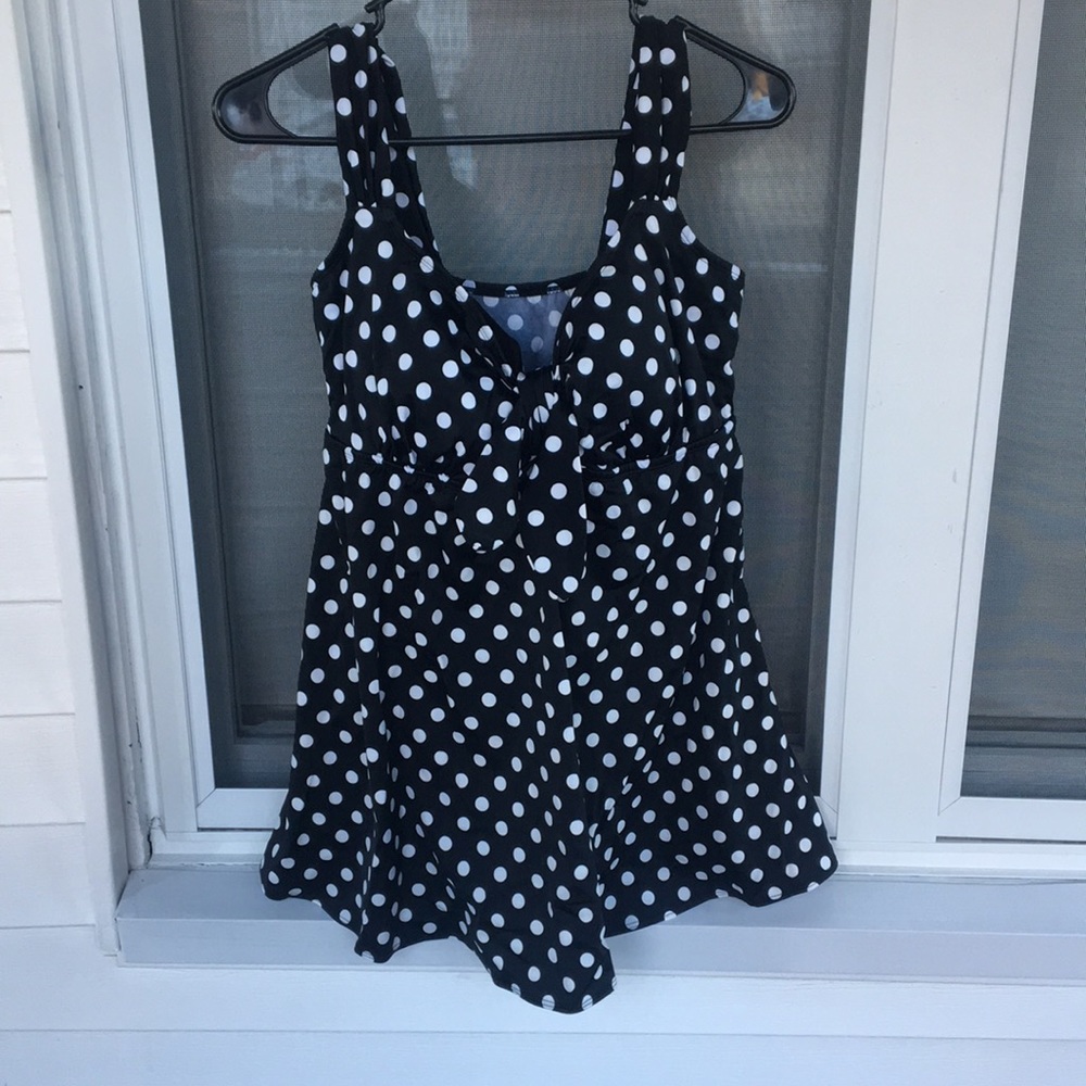 Croft and barrow polka dot one piece!